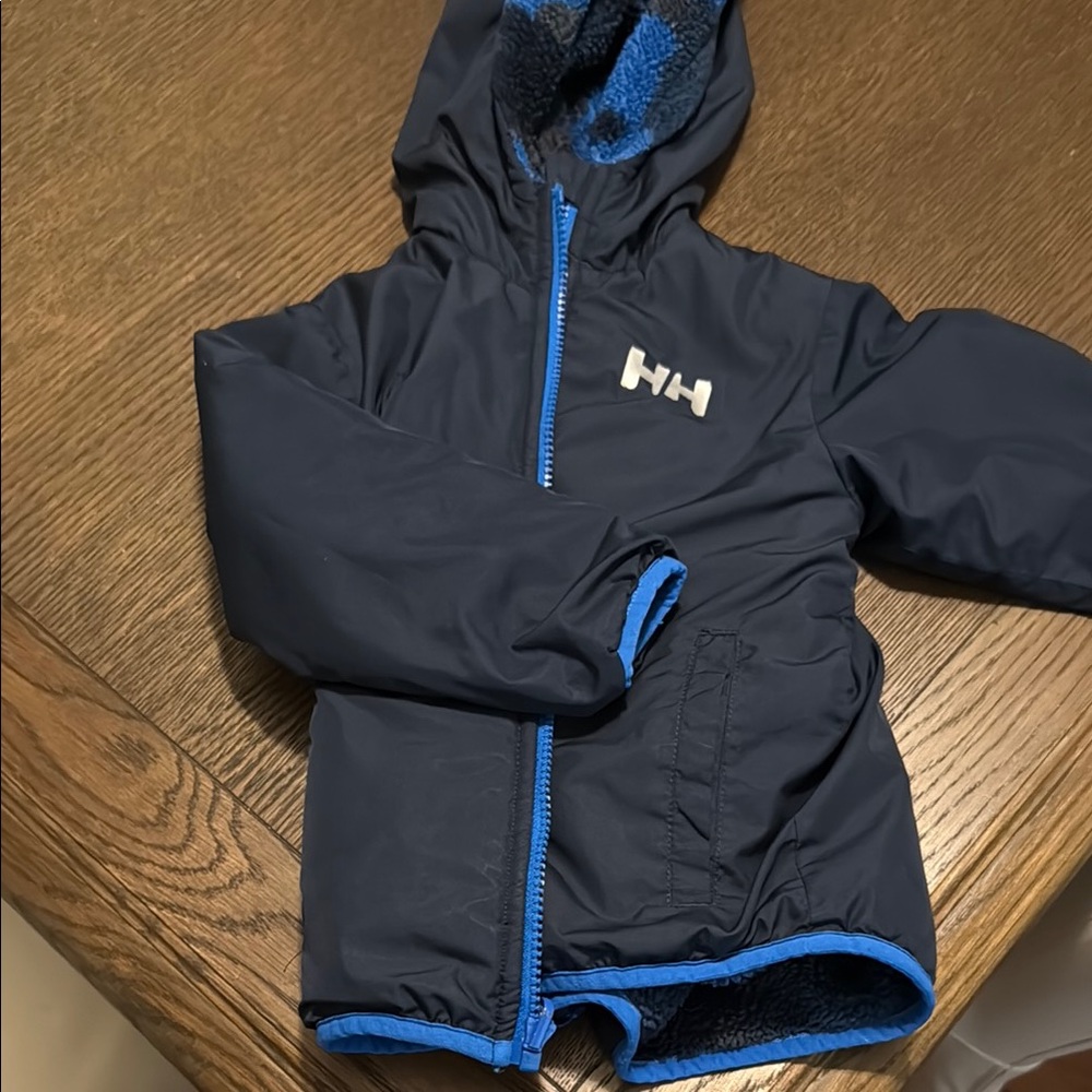 Helly Hansen boys 3T reversible jacket. GUC.